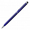 Шариковая ручка Touch Tip, синяя с логотипом в Волгограде заказать по выгодной цене в кибермаркете AvroraStore