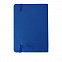 Блокнот SHADY JUNIOR с элементами планирования,  А6, синий, кремовый блок, темно-синий обрез с логотипом в Волгограде заказать по выгодной цене в кибермаркете AvroraStore