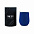 Набор Cofer Tube софт-тач CO12s black, голубой с логотипом в Волгограде заказать по выгодной цене в кибермаркете AvroraStore