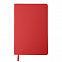 Бизнес-блокнот SIMPLY FLEX, А5,  красный, кремовый блок, в линейку с логотипом в Волгограде заказать по выгодной цене в кибермаркете AvroraStore