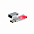 Флешка "Moon" 16 Гб c подсветкой - Красный PP с логотипом в Волгограде заказать по выгодной цене в кибермаркете AvroraStore