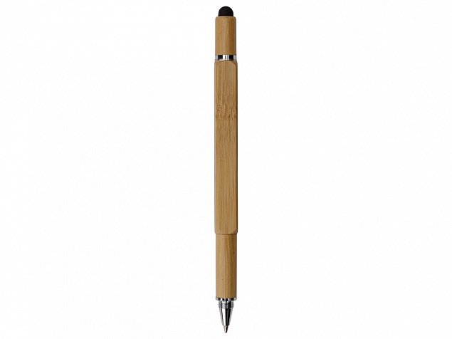 Ручка-стилус из бамбука Tool с уровнем и отверткой с логотипом в Волгограде заказать по выгодной цене в кибермаркете AvroraStore