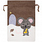 Мешок для подарков Noel, с мышкой с логотипом в Волгограде заказать по выгодной цене в кибермаркете AvroraStore