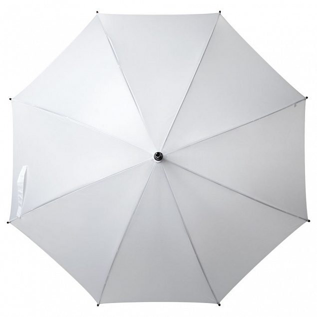 Зонт-трость Standard, белый с логотипом в Волгограде заказать по выгодной цене в кибермаркете AvroraStore