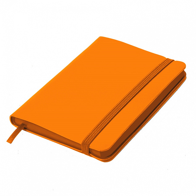 Блокнот SHADY JUNIOR с элементами планирования,  А6, оранжевый, кремовый блок, оранжевый  обрез с логотипом в Волгограде заказать по выгодной цене в кибермаркете AvroraStore