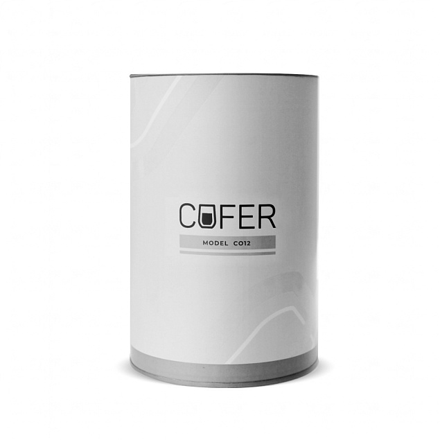 Набор Cofer Tube софт-тач CO12s grey, черный с логотипом в Волгограде заказать по выгодной цене в кибермаркете AvroraStore