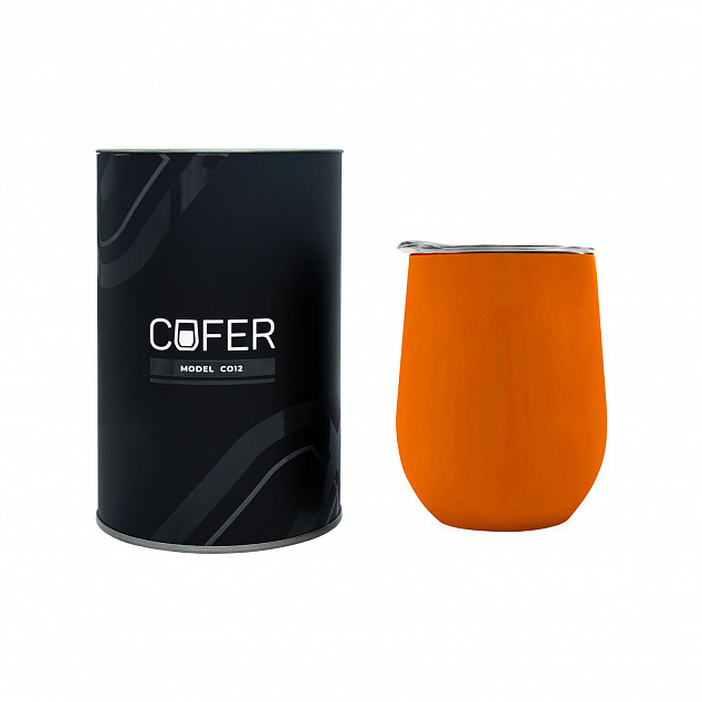 Набор Cofer Tube софт-тач CO12s black, оранжевый с логотипом в Волгограде заказать по выгодной цене в кибермаркете AvroraStore