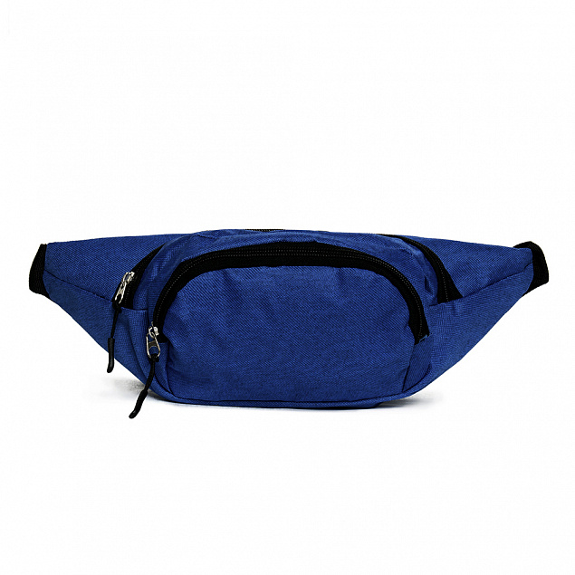Рюкзаки и сумки Сумка поясная STAN таффета 168D, 125 Синий меланж с логотипом в Волгограде заказать по выгодной цене в кибермаркете AvroraStore