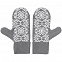 Варежки Onego, серые с логотипом в Волгограде заказать по выгодной цене в кибермаркете AvroraStore