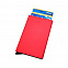 Держатель банковских карт Visir с защитой от копирования RFID - Красный PP с логотипом в Волгограде заказать по выгодной цене в кибермаркете AvroraStore