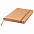 Ежедневник недатированный Shady, А5,  бежевый, кремовый блок, светло-коричневый обрез с логотипом в Волгограде заказать по выгодной цене в кибермаркете AvroraStore