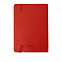 Блокнот SHADY JUNIOR с элементами планирования,  А6, красный, кремовый блок, красный  обрез с логотипом в Волгограде заказать по выгодной цене в кибермаркете AvroraStore