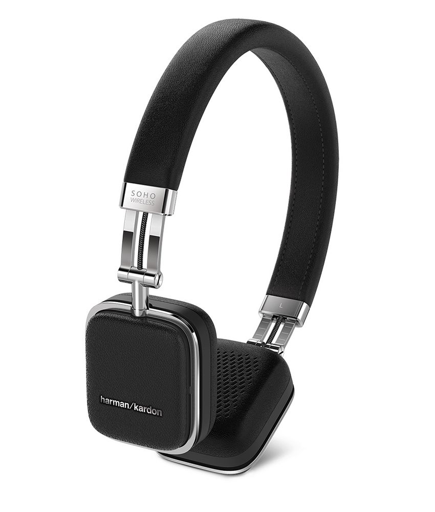 Беспроводные наушники Harman Kardon Soho BT, черные с логотипом купить в  Волгограде (G-19116.30)