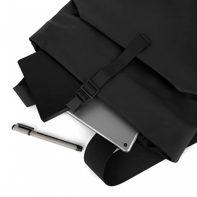 Рюкзак Traffic, черный с логотипом в Волгограде заказать по выгодной цене в кибермаркете AvroraStore
