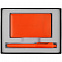 Набор Option, оранжевый с логотипом в Волгограде заказать по выгодной цене в кибермаркете AvroraStore