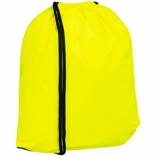 Рюкзак-мешок Manifest Color из светоотражающей ткани, желтый неон с логотипом в Волгограде заказать по выгодной цене в кибермаркете AvroraStore