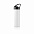 Спортивная бутылка для воды с трубочкой, 500 мл, белый с логотипом в Волгограде заказать по выгодной цене в кибермаркете AvroraStore