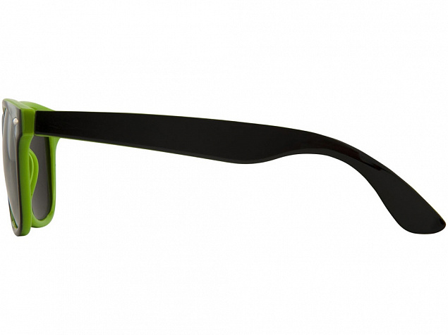 Солнцезащитные очки Sun Ray, лайм/черный (Р) с логотипом в Волгограде заказать по выгодной цене в кибермаркете AvroraStore