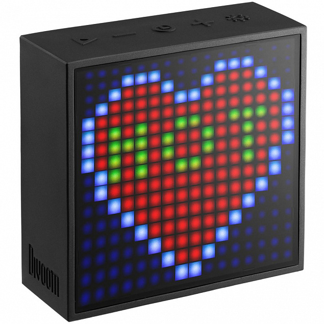 Беспроводная колонка с пиксельным дисплеем Timebox-Evo с логотипом в Волгограде заказать по выгодной цене в кибермаркете AvroraStore