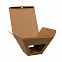 Коробка для чайных пар 27600, 27800, размер 17,2х10,94х8,2 см,  микрогофрокартон, коричневый с логотипом в Волгограде заказать по выгодной цене в кибермаркете AvroraStore