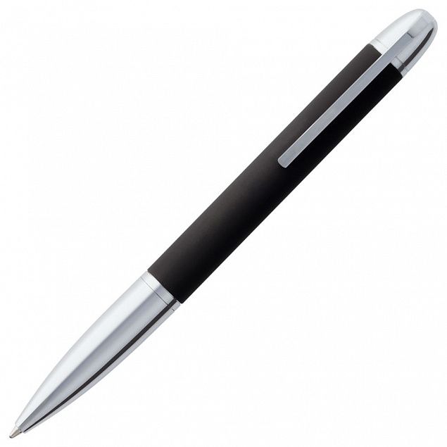 Ручка шариковая Arc Soft Touch, черная с логотипом в Волгограде заказать по выгодной цене в кибермаркете AvroraStore