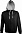 Толстовка мужская Soul Men 290 с контрастным капюшоном, черная с логотипом в Волгограде заказать по выгодной цене в кибермаркете AvroraStore