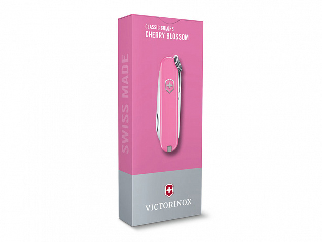 Нож-брелок Classic SD Colors «Cherry Blossom», 58 мм, 7 функций с логотипом в Волгограде заказать по выгодной цене в кибермаркете AvroraStore