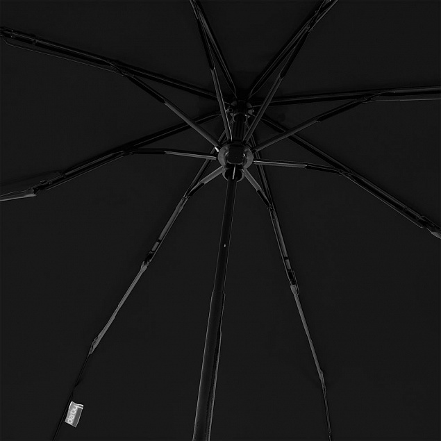 Зонт складной Mini Hit Dry-Set, черный с логотипом в Волгограде заказать по выгодной цене в кибермаркете AvroraStore