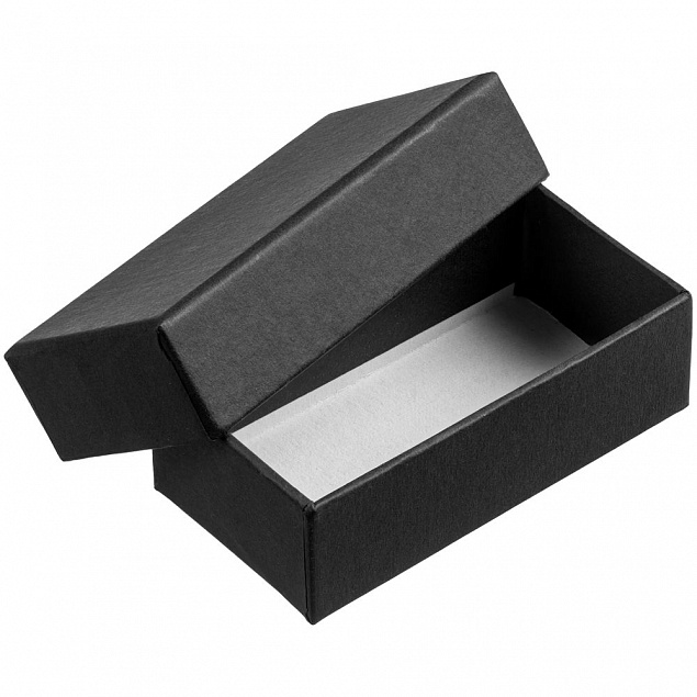 Коробка для флешки Minne, черная с логотипом в Волгограде заказать по выгодной цене в кибермаркете AvroraStore
