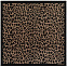 Платок Leopardo Silk, коричневый с логотипом в Волгограде заказать по выгодной цене в кибермаркете AvroraStore