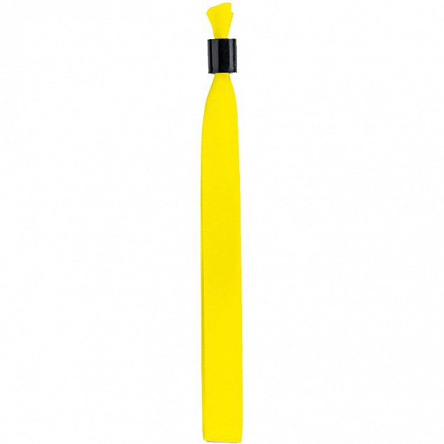 Несъемный браслет Seccur, желтый с логотипом в Волгограде заказать по выгодной цене в кибермаркете AvroraStore
