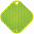 Светоотражатель «Квадрат», неон-желтый с логотипом в Волгограде заказать по выгодной цене в кибермаркете AvroraStore