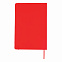 Блокнот с закладкой-фонариком, красный с логотипом в Волгограде заказать по выгодной цене в кибермаркете AvroraStore