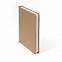 Ежедневник недатированный Campbell, А5, светло-коричневый, белый блок с логотипом в Волгограде заказать по выгодной цене в кибермаркете AvroraStore