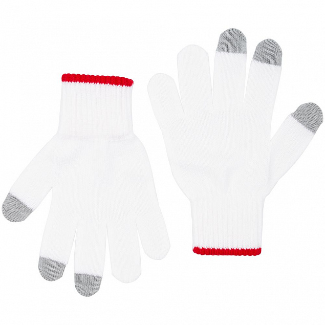 Сенсорные перчатки на заказ Guanti Tok, полушерсть с логотипом в Волгограде заказать по выгодной цене в кибермаркете AvroraStore