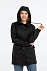 Дождевик женский Squall, черный с логотипом в Волгограде заказать по выгодной цене в кибермаркете AvroraStore