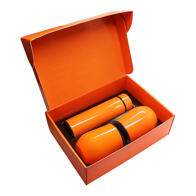 Набор Hot Box C2 B, оранжевый с логотипом в Волгограде заказать по выгодной цене в кибермаркете AvroraStore