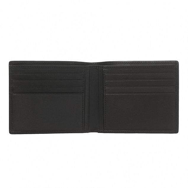 Набор Zoom: кошелек и багажная бирка, черный с логотипом в Волгограде заказать по выгодной цене в кибермаркете AvroraStore