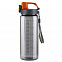Бутылка для воды Feelsogood 600 мл, оранжево-серая с логотипом в Волгограде заказать по выгодной цене в кибермаркете AvroraStore