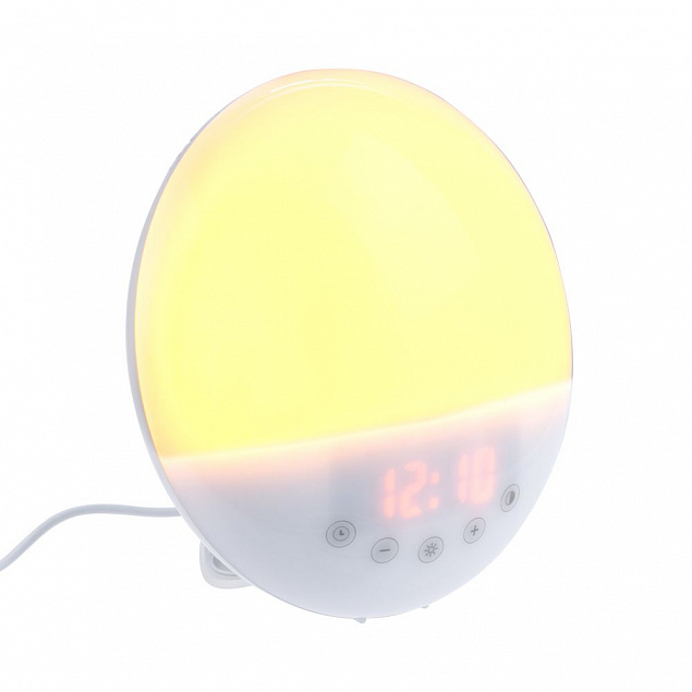 Мультимедийная станция с имитацией солнечного света dreamTime, ver.2, белая с логотипом в Волгограде заказать по выгодной цене в кибермаркете AvroraStore