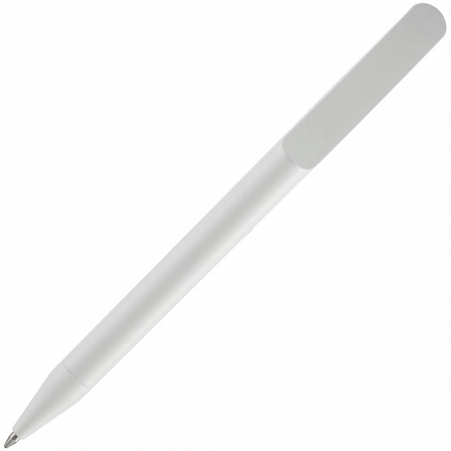 Ручка шариковая Prodir DS3 TMM, белая матовая с логотипом в Волгограде заказать по выгодной цене в кибермаркете AvroraStore