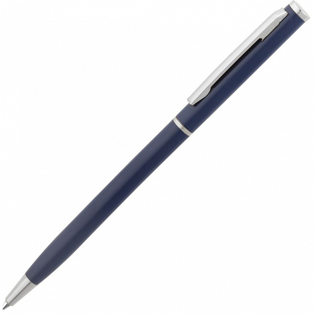 Ежедневник Magnet Shall с ручкой, синий с логотипом в Волгограде заказать по выгодной цене в кибермаркете AvroraStore