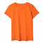 Футболка женская T-bolka Lady, оранжевая с логотипом в Волгограде заказать по выгодной цене в кибермаркете AvroraStore