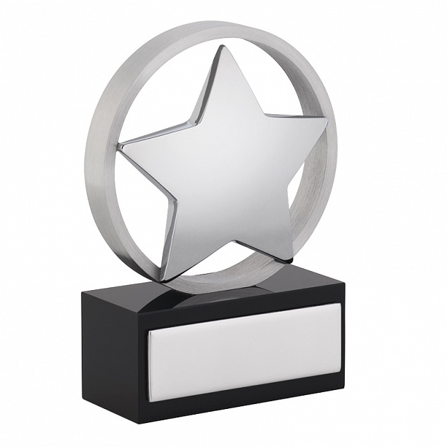 Статуэтка наградная "Звезда" с логотипом в Волгограде заказать по выгодной цене в кибермаркете AvroraStore