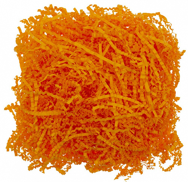 Бумажный наполнитель Chip, оранжевый неон с логотипом в Волгограде заказать по выгодной цене в кибермаркете AvroraStore