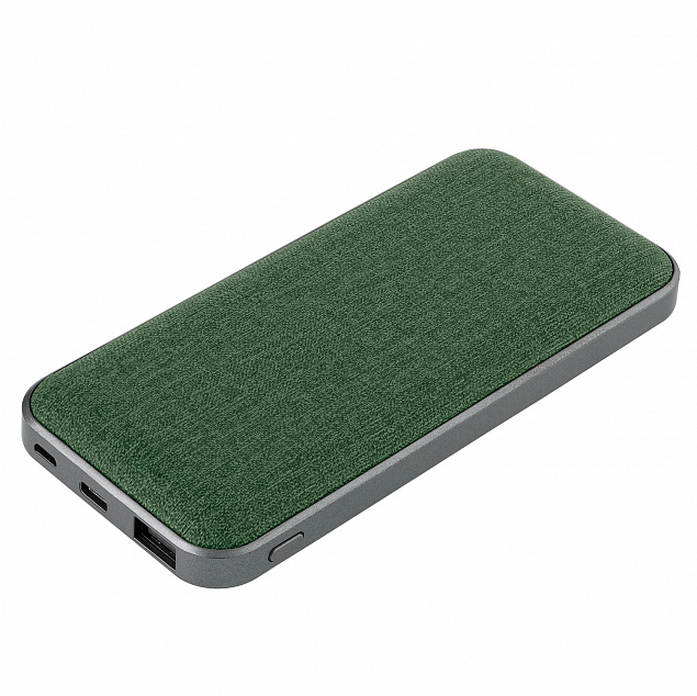 Внешний аккумулятор, Tweed PB, 10000 mah, зеленый, подарочная упаковка с блистером с логотипом в Волгограде заказать по выгодной цене в кибермаркете AvroraStore