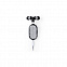 Набор подарочный SILENT-ZONE: бизнес-блокнот, ручка, наушники, коробка, стружка, бело-черный с логотипом в Волгограде заказать по выгодной цене в кибермаркете AvroraStore