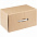 Коробка Matter High Light, крафт с белой ручкой с логотипом в Волгограде заказать по выгодной цене в кибермаркете AvroraStore