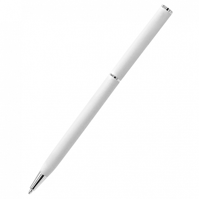 Ручка шариковая металлическая Tinny Soft - Белый BB с логотипом в Волгограде заказать по выгодной цене в кибермаркете AvroraStore