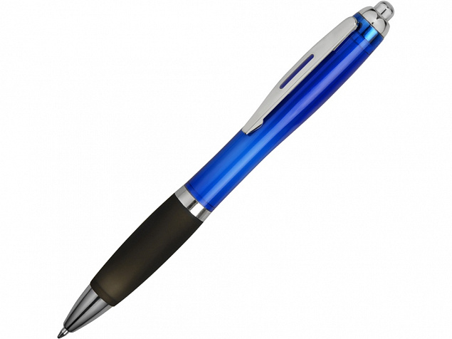 Ручка шариковая Nash, синий, черные чернила с логотипом в Волгограде заказать по выгодной цене в кибермаркете AvroraStore